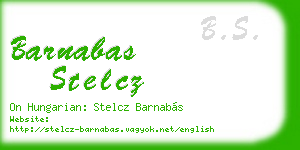 barnabas stelcz business card